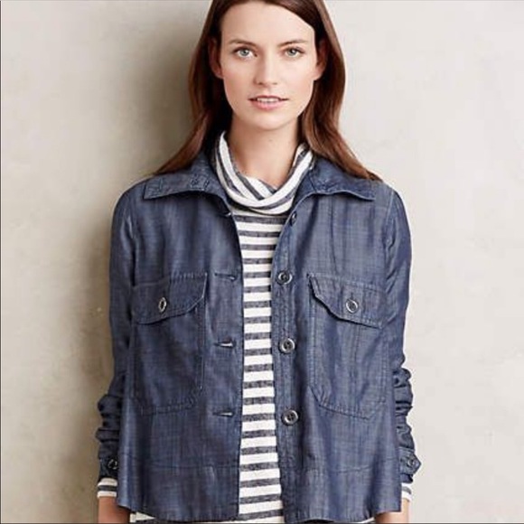 Anthropologie Jackets & Blazers - Marrakech Field swing denim jacket size XS